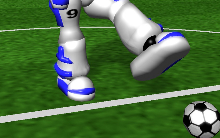 Kickender Roboter